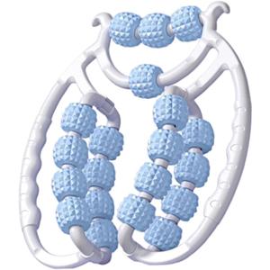 Cellulite Massage Roller Leg Roller Massager Leg Massage Roller for Anti-Cellulite Lymphatic Drainage Deep Tissue Therapy Tool for Thighs Arm Back Shoulders with 13/20 Rollers F