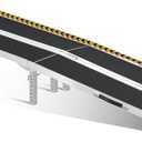 HABUTWAY 8ft Wheelchair Ramp, Portable Wheelchair Ramp with Support Legs, Double Non-Skid Ramps Hold Up to 800Lbs, Threshold Ramps for Home,Stairs, Curbs,Steps,Doorway (8FT Using height 8-24")