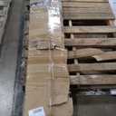 36 x 96 in Paneled Solid Wood Unfinished Barn Door with Installation Hardware Kit