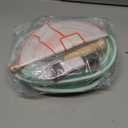 Silicone Sourdough Breads Baking Supplies, Sourdough Starter Kit, Banneton Bread Proofing Basket Set with 9" Round & 10" val, Artisan Bread Baking Tools, Silicone Bread Sling (Green)