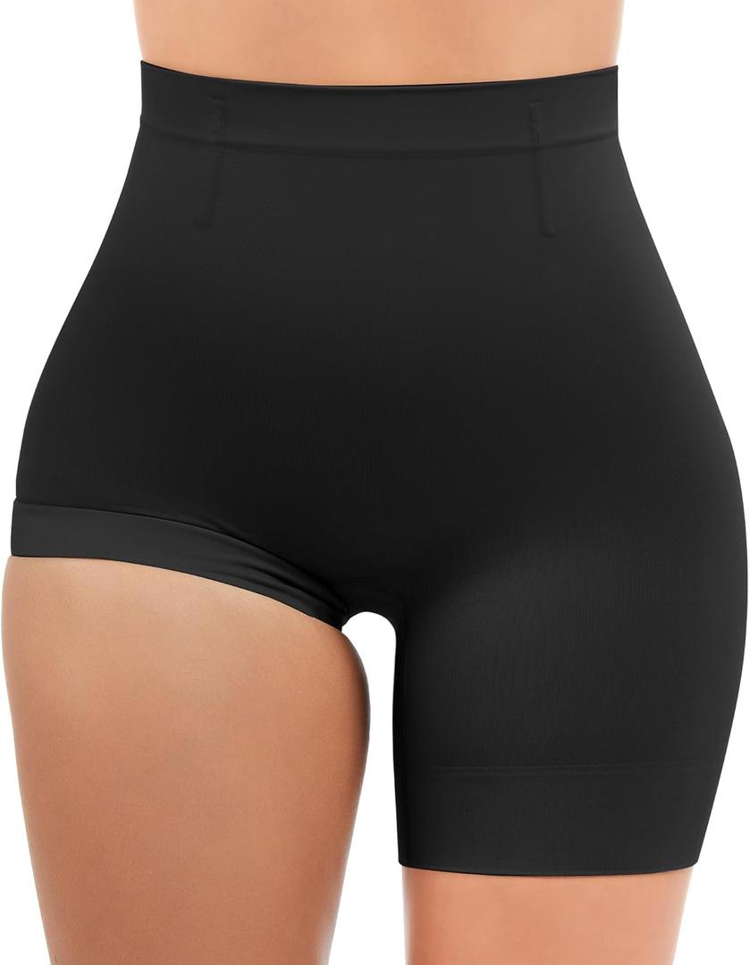 YADIFEN Shapewear for Women Tummy Control, Mid Waist Body Shaper Shorts Butt Lifting Seamless Shapewear Under Dresses (Small)
