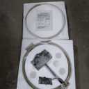 Treekee 4-Light Globe Orb Chandelier, Adjustable Pendant Light Fixture, Iron, 20in , Black and Gold Finish