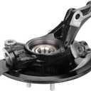 Front Steering Knuckle & Wheel Bearing Hub Assembly Compatible with Honda CR-V CRV 2007 2008 2009 2.4L, Right Passenger Side Replaces # 45255STKA00,44600SJKJ00