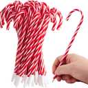 JOYIN 48 Pcs Christmas Candy Cane Ball Point Pens Snowman Umbrella Pens for Xmas Holiday Stationery Supplies Party Gift