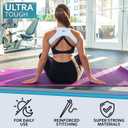 Upper Back Posture and Neck Hump Corrector - for Women and Men - Support Brace and Straightener for Pain Relief - Rounded Shoulder and Buffalo Hunchback Alignment - Discreet Under Clothes - White