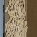 100PCS Cocktail Picks, Fancy Toothpicks for Appetizers, Decorative Skewers for Appetizers Drinks Party Fruit, 3.5 Inch Long Wooden Bamboo Paddle Food Sticks Charcuterie Boards Accessories
