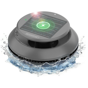 Y60 Cordless Solar Pool Skimmer - 2026 Automatic Robotic Pool Surface Cleaner with 360Â° All-Around Intake, Dual Charging, 12H Deep Cleaning for In-Ground & Above Ground Pools
