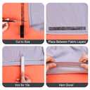 6 Rolls 162 Yards  Hemming Tape with Portable Iron, 3/4 Inch x 27 Yards Each, 3 White & 3 Black, Iron-On Hem Tape for Pants, Curtains, Dresses & Crafts