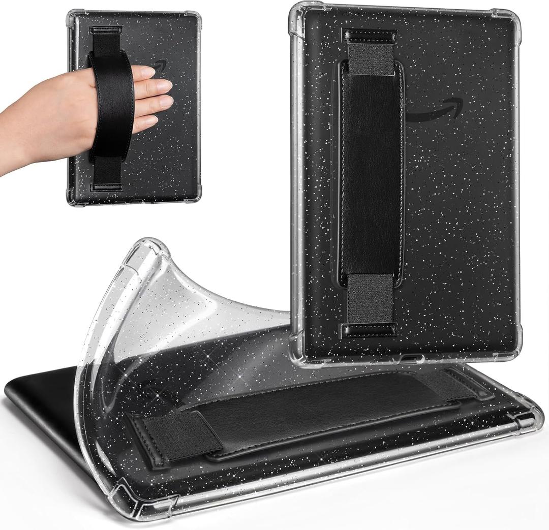 CoBak Case for 6" Tablet Cases (2024 & 2022, 11th Gen) - Ultra-Slim Soft TPU Transparent Cover?Lightweight & Durable Protector,Black