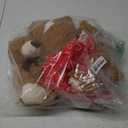 MorisMos 3Pcs Teddy Bears Bulk Baby Shower, 14inch Cute Teddy Bear Stuffed Animals Plush, Small Stuffed Bears on Centerpiece Baby Shower, Dark Brown