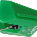 Audio-Technica AT-VMN95E Elliptical Replacement Turntable Stylus for AT-VM95 Series Cartridges, Compatible with AT-LP120X Series, AT-LP3XBT, AT-LPW40, AT-LPW50, AT-LP5X, AT-LP8X, Green
