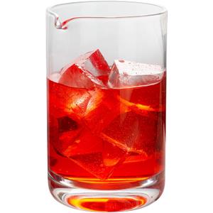 Restaurantware Bar Lux 30 Ounce Cocktail Mixing Glass 1 Hand Blown Cocktail Stirring Glass - Durable Contains No Lead Clear Crystal Glass Mixing Pitcher Weighted Bottom Versatile