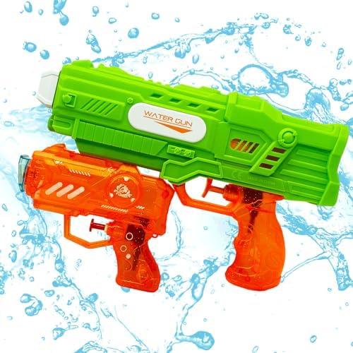 2PCS Water Gun for Kids 6-12 Years Old, Squirt Guns Super Water Guns Toys for Boys Girls Toddlers, Summer Toys for Outdoor Swimming Pool Beach Water Gun Toy Party Favor (Set of 2)