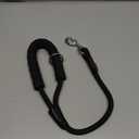Dog Leash, Braided Rope Traction  Walking Training Lead for Medium/Large Dogs ((1/2") x 2FT, Black)