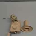 Manual Yarn Winder, Khaki Wool Ball Winder for 3.5oz Yarn Cakes, Professional Spinner for Knitting & Crochet, 20pcs Free Marker Stitch Needle Clips