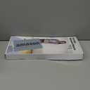 Carpet Rake for Pet Hair Removal - Reusable Pet Hair Remover, 60 Adjustable Long Handle Cat Dog Carpet Rake Scraper with Patented Design, Dog Hair Rake Brush for Rugs, Mats (Blue)