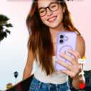 FNTCASE for iPhone 17 Case: [Compatible with Magsafe] Translucent Matte Cases with [Full Camera Protection] [Screen Protector] Military Grade Shockproof Protective Phone Cover - Light Purple (iPhone 17(6.3 inch))