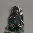 Girls Swimsuit 2 Piece Halterneck Girls Tankini Swimsuit Drawstring Printed Swim Shorts Girl Bathing Suit for 7-16T (15-16 Years, Black+green)