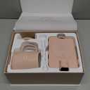 Coffee Mug Warmer & iKago Mug Set, Accurate Temperature Control Smart Heated Mug for Desk, Electric Coffee Warmer with Auto Shut Off & Real-Time Temp Display, Gifts for Men Women, 15 Oz Ceramic Mug (Pink)