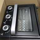 10QT Air Fryer Toaster Oven Combo, 3-Layer Cooking Air Fryer Oven with Visible Window, Countertop Airfryers with 5 in 1 Functions, Cooks 6 Toast slices at once, Ideal for Small kitchen