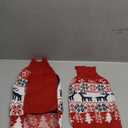 Christmas Dog Sweaters for Small Medium Large Dogs and Cats,Pet Soft Warm Holiday Outfit Girl & Boy,Pup Winter Clothes Turtleneck Double Knitting Collar for Outdoors Playing, 2Pcs: Sizes M, S