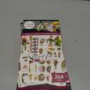 2 x Happy Planner Sticker Pack for Calendars, Journals, and Diaries, Multicoloured Scrapbook Accessories, Beautiful Blooms Theme, 25 Sheets, 264 Total Stickers