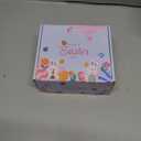 Easter Bunny Figurines Set, 28PCS Realistic Fluffy Crouching Rabbits - Easter Basket Stuffers, Spring Home Table Decor, Easter Gifts for Kids & Adults