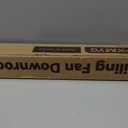DPXMYG 36 inch Ceiling Fan Downrod, 3 FT, 1'' Diameter (Black, Not Threaded)