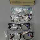 CCVOO Reading Glasses for Women/Men, Eyeglasses, Blue Light Readers for Women/Men, Computer Eye Glasses, Cheaters (*C1 Mix)