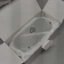 Ultrasonic Jewelry Cleaner, 48KHz Ultrasonic Cleaner Machine for Jewelry, Eyeglasses, Rings, Watch Strap, Dentures-Dual Cleaning Modes, 304 Stainless Steel Tank (White)