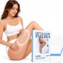 Thigh Lifting Tape for Women, Invisible Waterproof Body Tape for Legs, Arms & Stomach, Clear Anti-Friction Sagging Skin Tape for Dresses and Clothing, Anti-Chafing Support Tape, 20 PCS