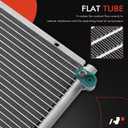 A-Premium Air Conditioning A/C Condenser Compatible with Toyota Prius 2004-2009 L4 1.5L, Replace# 8845047020