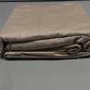 Threadmill 100% Cotton Sheets for Twin XL Size Bed - 600 Thread Count Twin XL Bed Sheets Set with 15 Deep Pocket - Sateen Weave 3-Piece Bedding Set with Cooling Effect, Beige (Light Beige Solid)