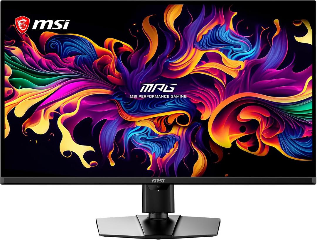 MSI MPG 322UR QD-OLED X24 32 Inch 4K UHD Gaming Monitor - 3840 x 2160 Penta Tandem OLED Panel, 240Hz / 0.03ms, 99% DCI-P3, ΔE≤2, DisplayHDR True Black 400, KVM, RGB DP 2.1a, HDMI 2.1, USB Type-C 98W