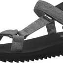 Ampeo Women's Arch Support Hiking Sandals Comfortable Summer Beach Walking Sport Athletic Water Sandals (9, Grey)