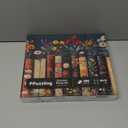 Vintage Wildflower Book Puzzles for Adults 1000 Pieces, Plant Floral Books Pages Jigsaw Puzzle, Retro Bookshelf Puzzles with Blossoming Wildflowers, Botanical Literary Theme Puzzle for Book Lovers