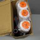 10pcs 12"-18" Adjustable Large Paint Roller Kit: 1-5Ft Aluminum Extension Poles, Brush & Roller Cleaner, Ergonomic Handle, 18" Nylon Covers for Walls, Ceiling, Floors, Interior, Exterior Painting (Grey, Orange)