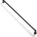 Goo-Ki 6 Pack 12 5/8" Center to Center Matte Black Modern Cabinet Pulls Solid Contemporary Home Improvement Hardware Drawer Pulls Zinc Alloy Kitchen Handles