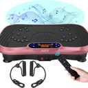 AXV Vibration Plate Fitness Platform Exercise Machine Vibrating Shaking Full Body Shaker Workout Vibrate Stand Shake Board Sport for Weight Loss Fat Burner for Gym Home Office