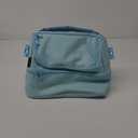FlowFly Double Decker Cooler Insulated Lunch Bag Large Tote for Boys, Girls, Men, Women, With Adjustable Strap, Light Blue