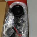 Automatic Electric Fuel Transfer Pump with Auto-Stop, 3.8GPM & 51" Hose & 4 Size Adapters Gas Can Pump with Leak Protection for Gasoline, Diesel, Kerosene, Gifts for Men Dad Him - 2nd Gen Red Black