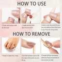 Christmas Tree Gold Line Press on Nails Short Square Fake Nails with Bling Snowflake Designs Winter Reusable Nails Press ons Xmas Full Cover Glue on Nails for Women Holiday Nails 30Pcs