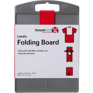Household Essentials 195 Shirt Folding Board For Laundry | Folds T-Shirts, Polos And Dress Shirts , Black (One Size)