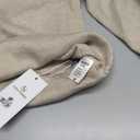 LILLUSORY Womens Turtleneck Ribbed Sweaters Pullover Tops Long Sleeve Winter Clothes 2025 (Medium, Beige)