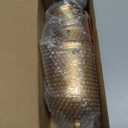 Christmas Bells for Decoration, Decorative Bells, Set of 3 Harmony Cow Bells, Metal Vintage Handmade Rustic Hanging Bells with Jute Hanging Rope, Gold