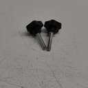 Flyshop 1.9" 50mm Star Knob 3/8" 10mm Thread Stud Screw on Clamping Grip M10 x 50mm 2 Pcs