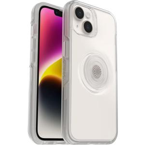 OtterBox + Pop Symmetry Clear Series Case for iPhone 14 & iPhone 13 (Only) - Non-Retail Packaging - Clear