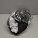 Dog Bed Kennel Pad Washable Anti-Slip Crate Mat for Small Dogs and Cats (24-inch) (White-Black Rose Swirl)