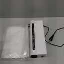 Vacuum Sealer Machine for Food, 75KPA Strong Suction, Moist/Dry Modes, 20 Vacuum Seal Bags for Food, Digital Countdown Timer, Compact Lightweight, with Starter Kits(White)