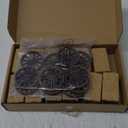 Junkin 24 Pcs Western Theme Party Decorations Birthday Table Centerpieces Mini Hay Bales and Small Western Wagon Wheels for Crafts Horse Rodeo Decor Cowboy Wedding Party Favors Supplies